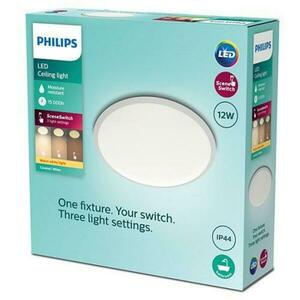 LED Koupelnové stropní svítidlo Philips Cavanal 8719514326866 12W 1200lm 2700K IP44 25cm bílé, 3-krokové stmívání obraz