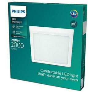 LED Stropní přisazené svítidlo Philips Magneos 8719514328792 20W 2000lm 2700K IP20 28, 5cm hranaté bílé obraz