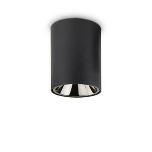 LED Stropní svítidlo Ideal Lux Nitro Round Nero 205984 kulaté černé 15W 1350lm obraz