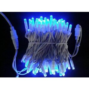 S.O.S. dekorace LED světelný řetěz vnitřní - 18m, modrá, 180 diod, bílý kabel obraz