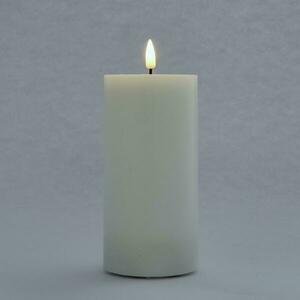 DecoLED LED svíčka, vosková, 7, 5 x 10 cm, bílá obraz