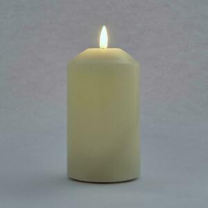 DecoLED LED svíčka, vosková, 7, 5 x 12, 5 cm, mandlová obraz