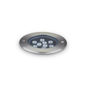 LED Venkovní pozemní zápustné svítidlo Ideal Lux FLOOR D14 255682 12W 1560lm 3000K IP67 14cm ocelové obraz