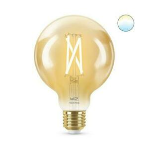 LED Žárovka WiZ Tunable White Filament Amber 8718699786793 E27 G95 6, 7-50W 640lm 2000-5000K, stmívatelná obraz