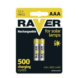 Nabíjecí baterie RAVER HR03 (AAA), blistr obraz