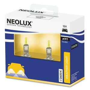 NEOLUX H1 12V 55W P14, 5s Weather Light 2600K N448W-2SCB 2ks N448W-2SCB obraz