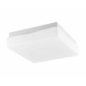 Nova Luce Elegantní koupelnové stropní svítidlo Cube z bílého opálového skla - 1 x 40 W, 205 x 205 x 70 mm NV 6110041 obraz