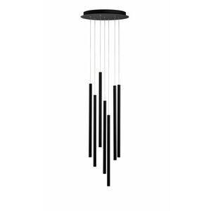 Nova Luce Štíhlé designové LED svítidlo Ultrathin - 7 x 3 W, 1680 lm, černá NV 9184024 obraz