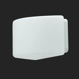 OSMONT 41615 NEVA 2 stropní/nástěnné skleněné svítidlo bílá IP43 100W E27 obraz