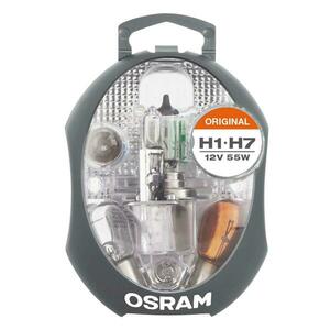 OSRAM H1 H7 sada náhradních autožárovek Minibox Original CLK H1/H7 obraz