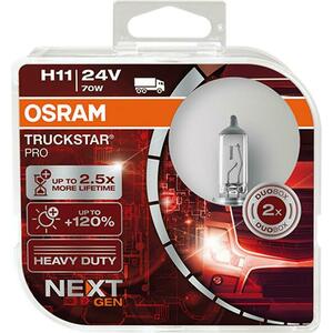 OSRAM H11 24V 70W PGJ19-2 TRUCKSTAR PRO NEXT GEN +120% více světla 2ks 64216TSP-HCB obraz