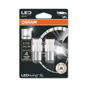 OSRAM LED P21/5W 7528DWP-02B 6000K 12V 2, 5/0, 5W BAY15d obraz
