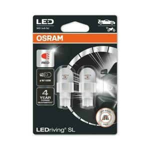 OSRAM LED W16W 921DRP-02B RED 12V 2W W2.1x9.5d PREMIUM obraz