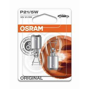 OSRAM P21/5W 7528-02B, 21/5W, 12V, BAY15d blistr obraz
