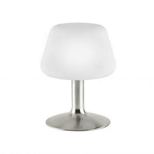 PAUL NEUHAUS LED stolní lampa v oceli a stínítkem z opálového skla, teplá bílá barva vč. dotykového stmívání 3000K PN 4078-55 obraz