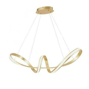 PAUL NEUHAUS LED závěsné svítidlo, zlatá, elegantní design SimplyDim 3000K PN 8292-12 obraz