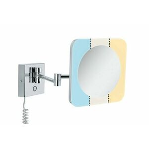 PAULMANN HomeSpa LED kosmetické zrcadlo Jora 3-násobné zvětšení IP44 chrom/bílá/zrcadlo 3, 3W měnitelná bílá 789.33 obraz