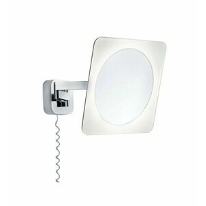 Paulmann kosmetické zrcadlo Bela LED 1x5, 7W teplá bílá IP44 Chrom/Bílá 704.68 P 70468 obraz