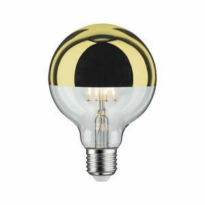 PAULMANN LED Globe 6, 5 W E27 zrcadlový svrchlík zlatá teplá bílá stmívatelné 286.75 obraz