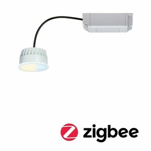 PAULMANN LED Modul vestavné svítidlo Smart Home Zigbee měnitelná bílá Coin kruhové 50mm Coin 6W 470lm 230V měnitelná bílá satén obraz