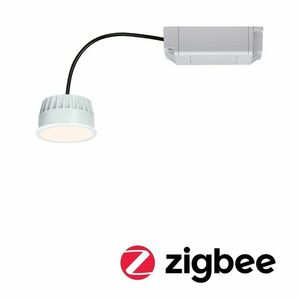 PAULMANN LED Modul vestavné svítidlo Smart Home Zigbee teplá bílá Coin kruhové 50mm Coin 6W 470lm 230V 2700K satén obraz