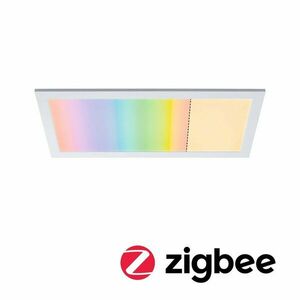 PAULMANN LED Panel SmartHome Zigbee Amaris hranaté 595x295mm 22W RGBW 2.700K bílá mat 798.08 obraz