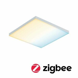 PAULMANN LED Panel SmartHome Zigbee Velora měnitelná bílá 295x295mm 10, 5W 2.700K bílá barva nastavitelná 798.25 obraz