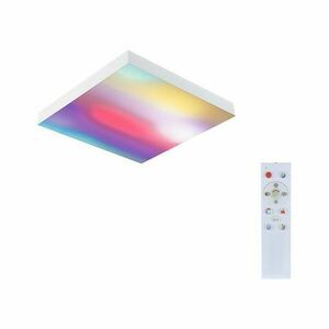 PAULMANN LED Panel Velora Rainbow dynamicRGBW hranaté 295x295mm 1420lm RGBW bílá obraz