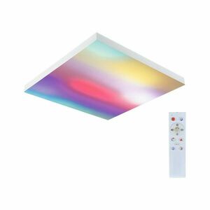 PAULMANN LED Panel Velora Rainbow dynamicRGBW hranaté 450x450mm 2110lm RGBW bílá obraz