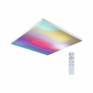 PAULMANN LED Panel Velora Rainbow dynamicRGBW hranaté 595x595mm 3520lm RGBW bílá obraz