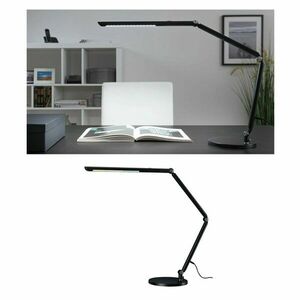 PAULMANN LED stolní lampa na psací stůl FlexBar černá 10, 6W měnitelná bílá 3.000K 789.12 obraz