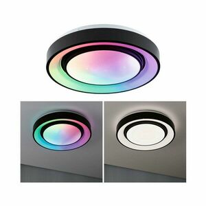PAULMANN LED stropní svítidlo Rainbow efekt duhy RGBW 230V 22W černá/bílá obraz