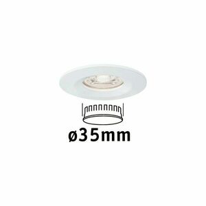 PAULMANN LED vestavné svítidlo Nova mini nevýklopné IP44 1x4W 2700K bílá mat 230V 942.98 obraz