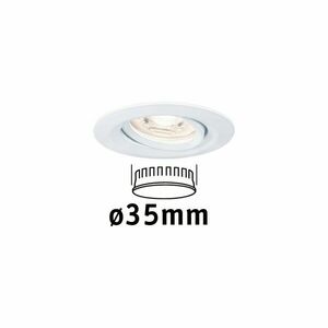PAULMANN LED vestavné svítidlo Nova mini výklopné 1x4W 2700K bílá mat 230V 942.92 obraz
