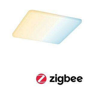 PAULMANN LED vestavné svítidlo Veluna VariFit Zigbee měnitelná bílá 185x185mm IP44 15W 953.84 obraz