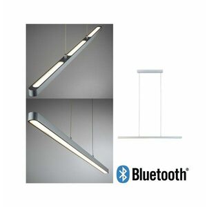 PAULMANN LED závěsné svítidlo Smart Home Bluetooth Lento měnitelná bílá 43W matný chrom stmívatelné obraz
