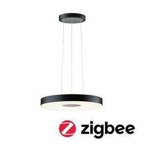 PAULMANN LED závěsné svítidlo Smart Home Zigbee Puric Pane 2700K 11 / 1x7W černá/šedá stmívatelné obraz