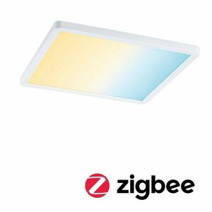 PAULMANN Smart Home Zigbee LED vestavné svítidlo Areo VariFit IP44 hranaté 230x230mm 16W bílá měnitelná bílá 930.48 obraz