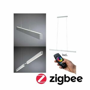 PAULMANN SmartHome Zigbee LED závěsné svítidlo Aptare 18W stmívatelné hliník kartáčovaný kov 798.15 obraz