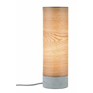 Paulmann stolní lampa Neordic Skadi 1-ramenné dřevo/beton 796.64 P 79664 obraz