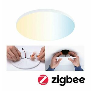 PAULMANN VariFit LED vestavné svítidlo Smart Home Zigbee Veluna Edge IP44 kruhové 160mm měnitelná bílá bílá stmívatelné obraz