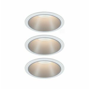 PAULMANN Vestavné svítidlo LED Cole 3x6, 5W bílá/stříbrná mat 3-krokové-stmívatelné 2700K teplá bílá 934.10 obraz
