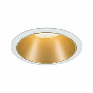 PAULMANN Vestavné svítidlo LED Cole 6, 5W bílá/zlatá mat 3-krokové-stmívatelné 2700K teplá bílá 934.05 obraz