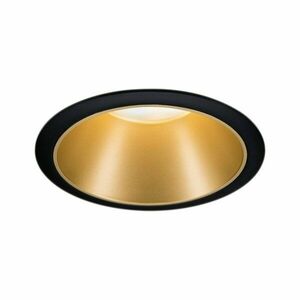 PAULMANN Vestavné svítidlo LED Cole 6, 5W černá/zlatá mat 3-krokové-stmívatelné 2700K teplá bílá 934.03 obraz