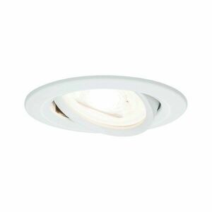 PAULMANN Vestavné svítidlo LED Nova kruhové 1x6, 5W GU10 bílá mat výklopné 934.30 P 93430 obraz