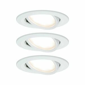 PAULMANN Vestavné svítidlo LED Nova kruhové 3x6, 5W bílá mat nastavitelné 3-krokové-stmívatelné 934.85 P 93485 obraz