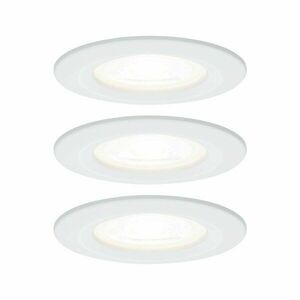 PAULMANN Vestavné svítidlo LED Nova kruhové 3x6, 5W GU10 bílá mat nevýklopné 3-krokové-stmívatelné 934.78 P 93478 obraz