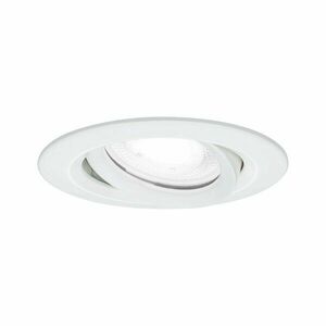 PAULMANN Vestavné svítidlo LED Nova Plus kruhové 1x6W GU10 bílá mat výklopné stmívatelné 936.72 P 93672 obraz