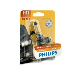 Philips H11 12V 55W PGJ19-2 Vision + 30% 1ks blistr 12362PRB1 obraz