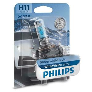 Philips H11 WhiteVision Ultra 12V 12362WVUB1 obraz